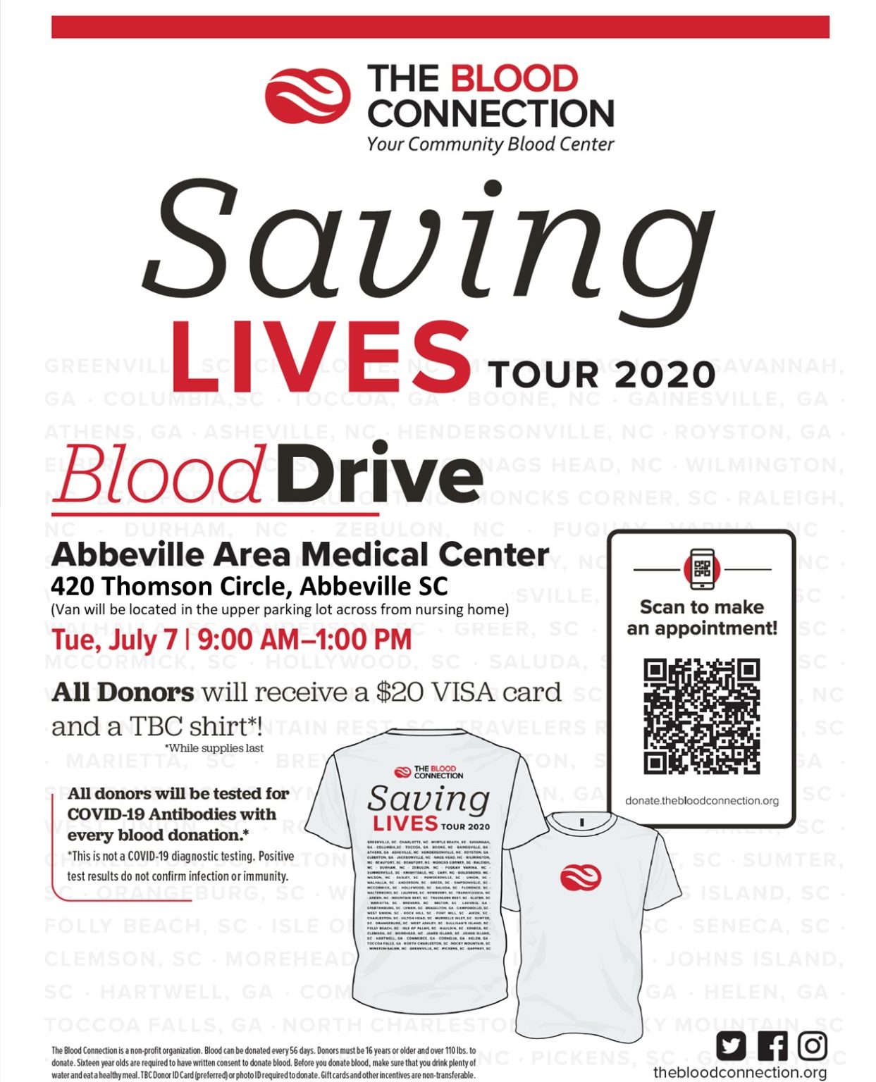 Blood Drive Sign Up Today Abbeville Area Medical Center